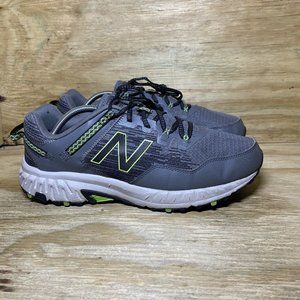 New Balance 410v6 Mens Trail Running Shoes Size 11.5 Extra Wide (4E) Gray Green